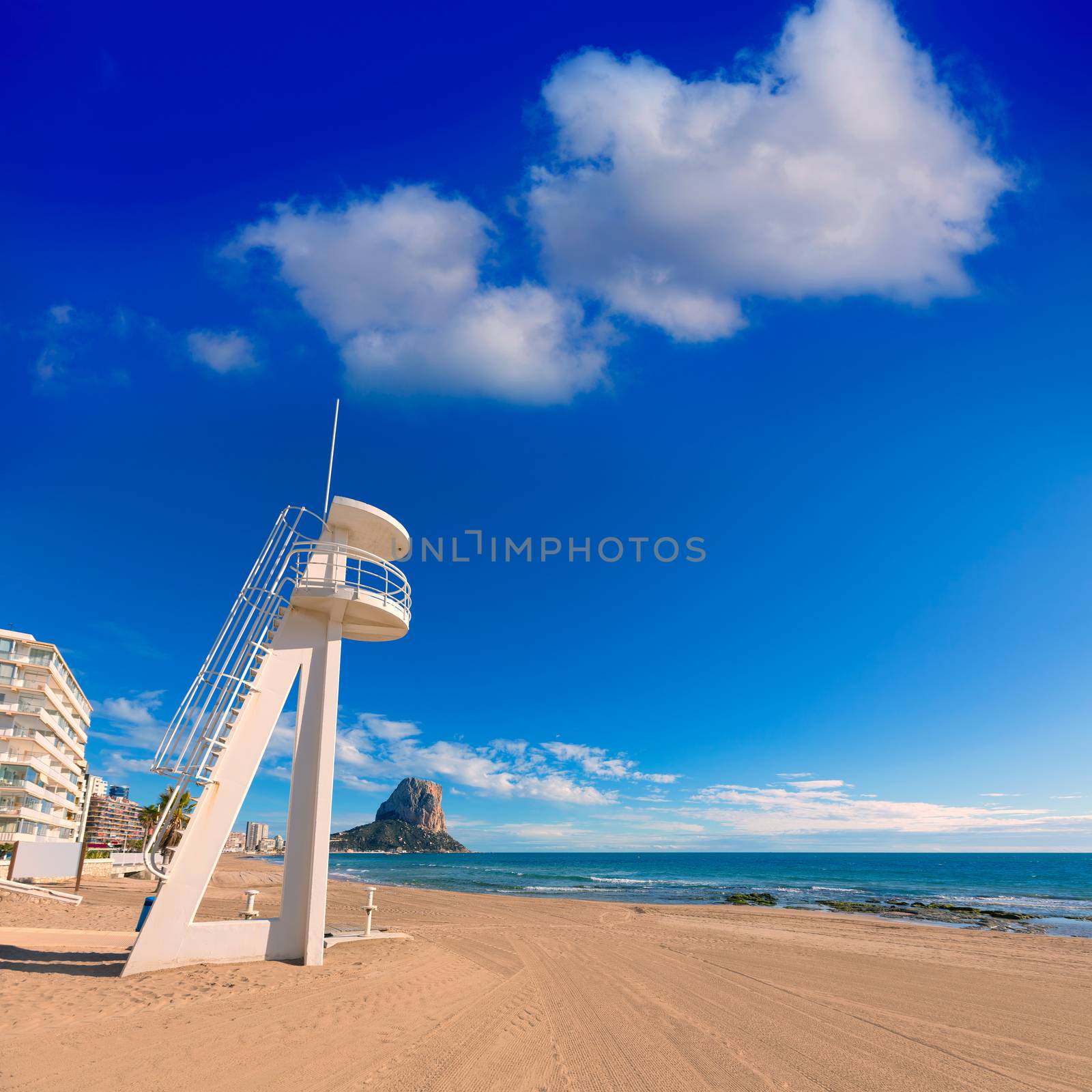 Calpe playa Arenal Bol beach near Penon Ifach Alicante by lunamarina