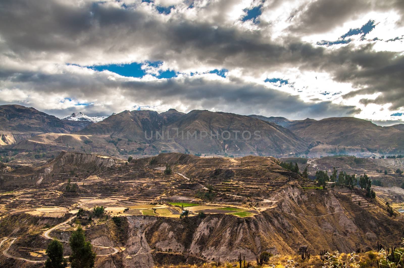 Colca Canyon View Overview by rigamondis