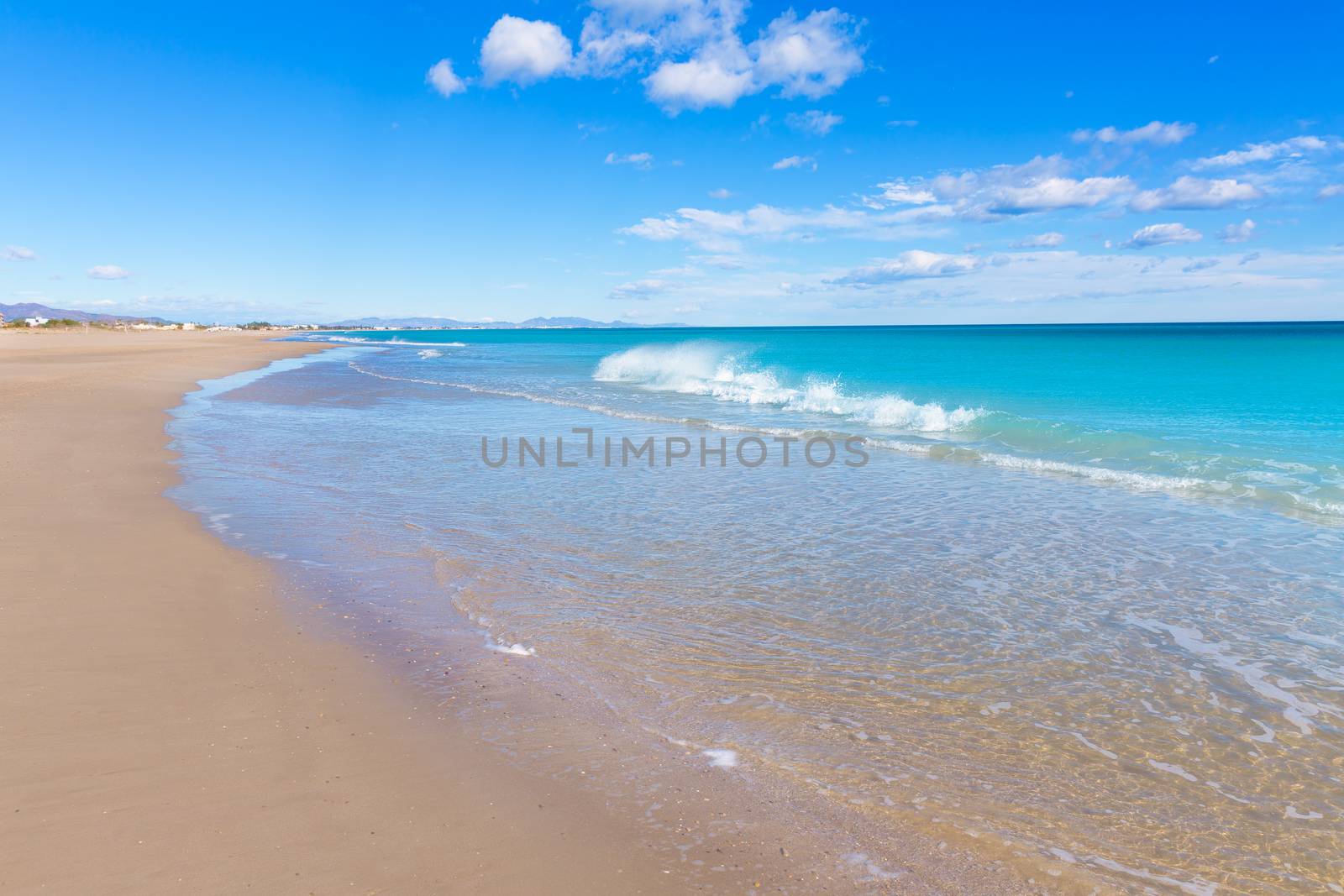 Canet de Berenguer beach in Valencia in Spain by lunamarina