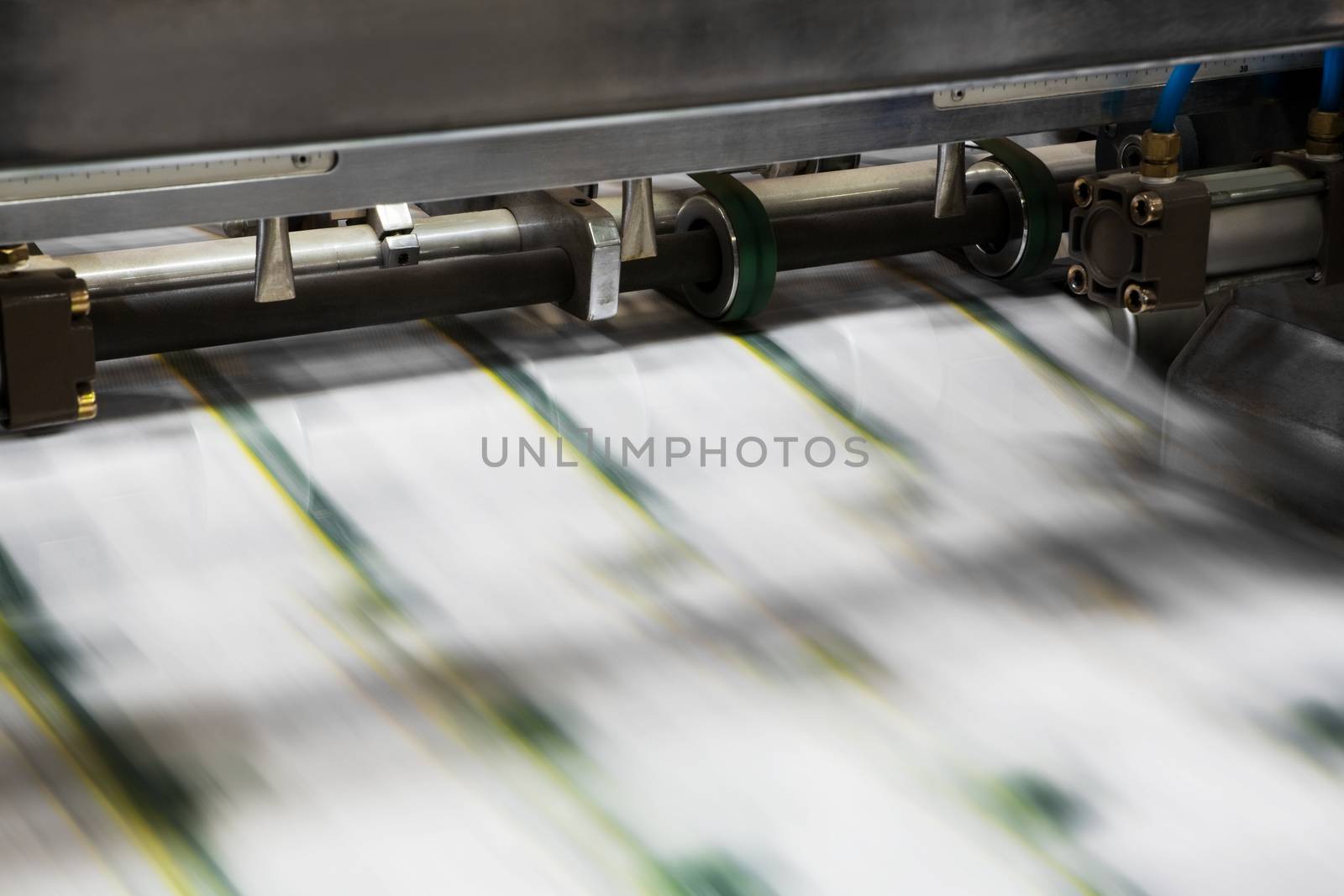 Polygraphic process in a modern printing house