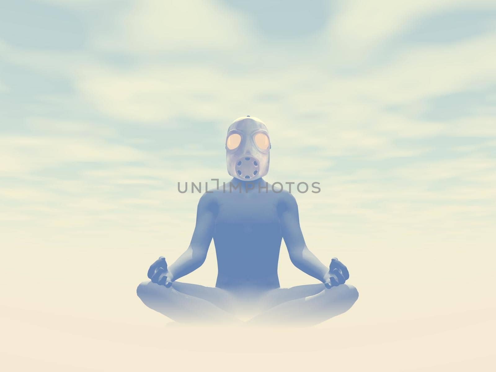 Toxicity meditation - 3D render by Elenaphotos21