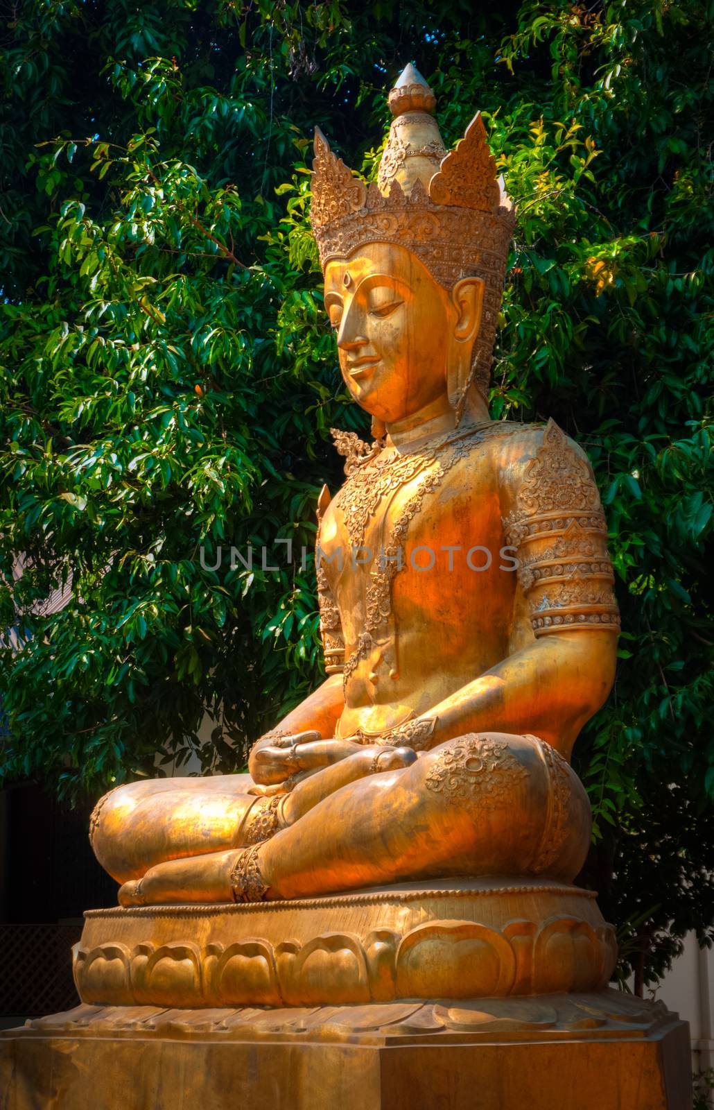 Thai style buddist temple