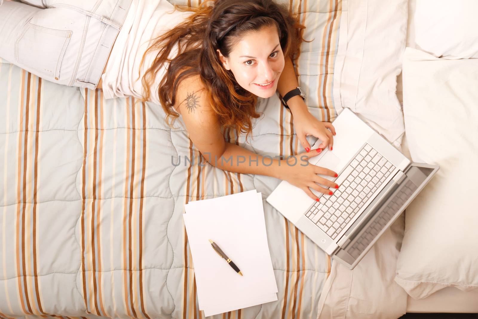 Studying in the Bedroom	 by Spectral