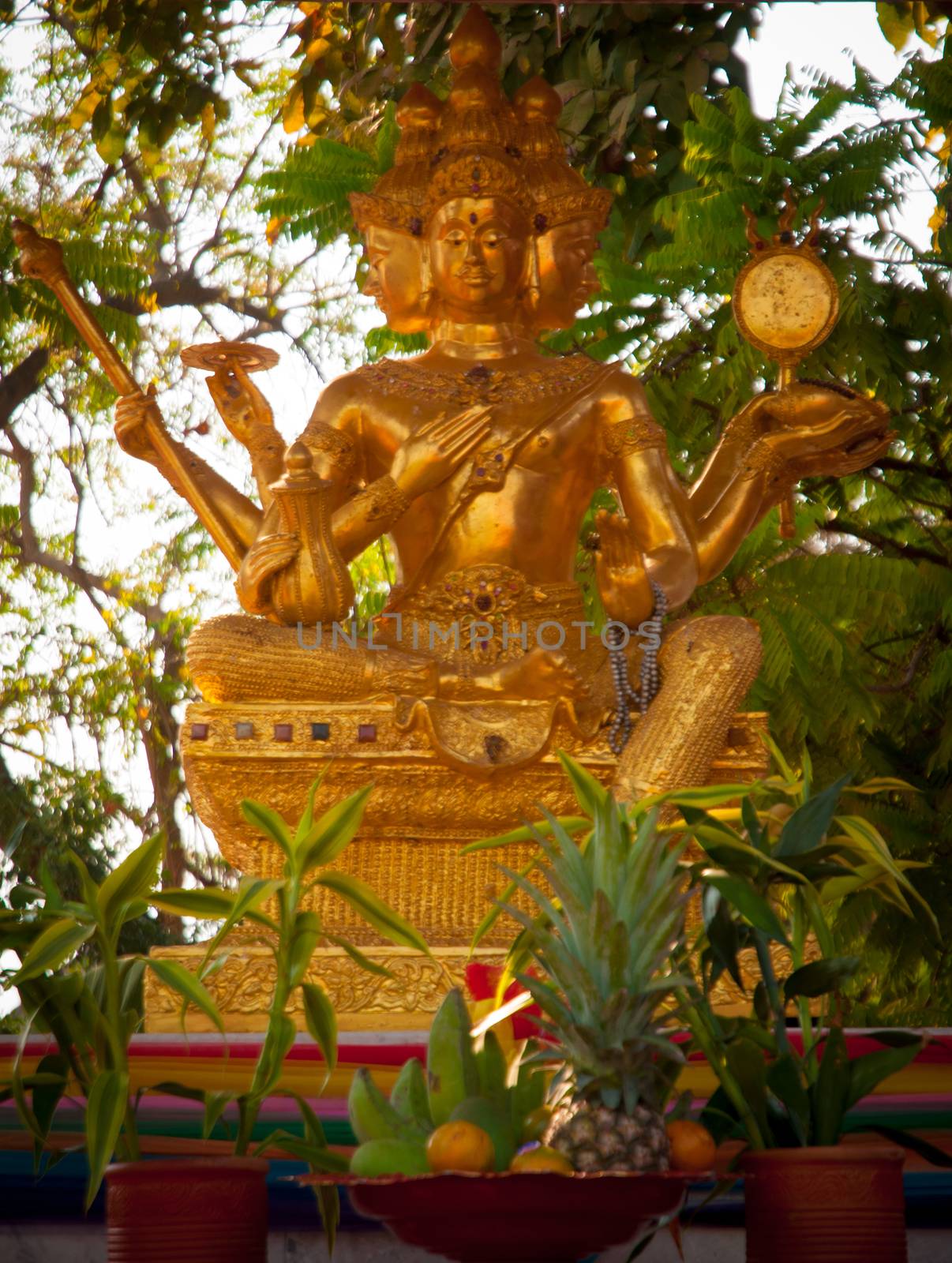 The North of Thailads style of temple