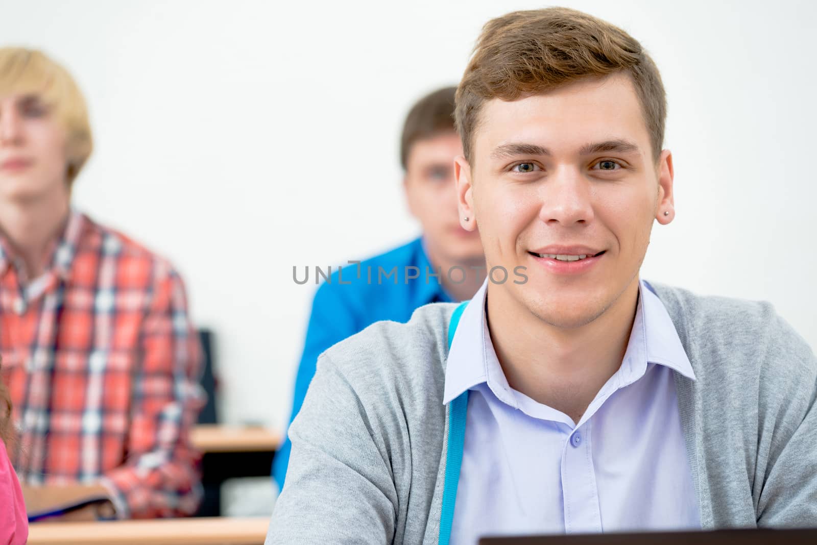 image of a student in the classroom, college tuition