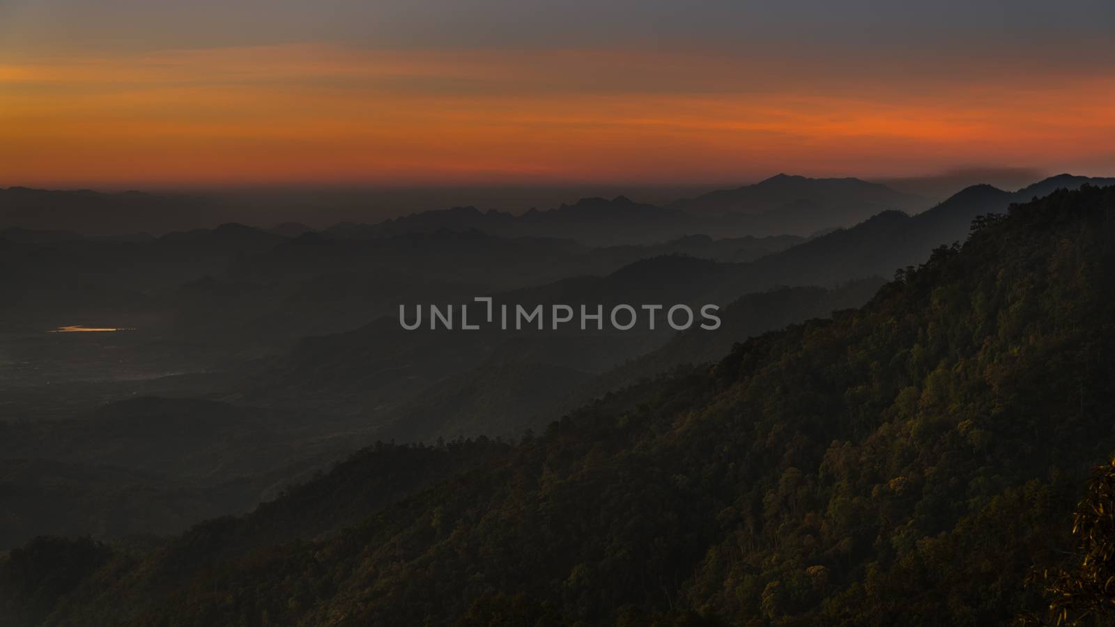 sunrise view point , doi angkhang , chiangmai , thailand by jakgree