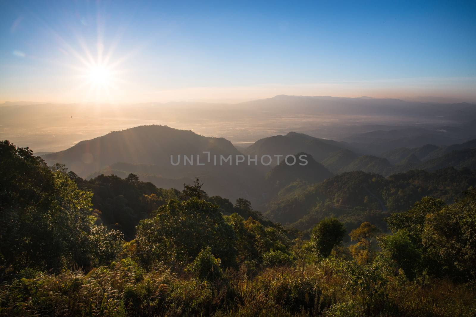 view point , doi angkhang , chiangmai , thailand by jakgree