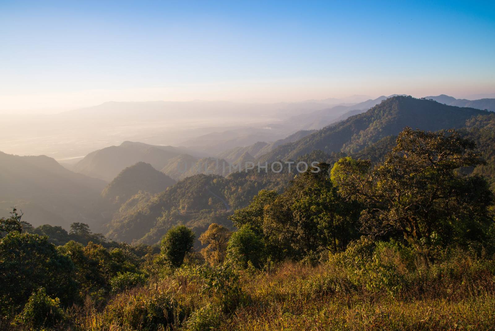 View point , doi angkhang , chiangmai , thailand by jakgree