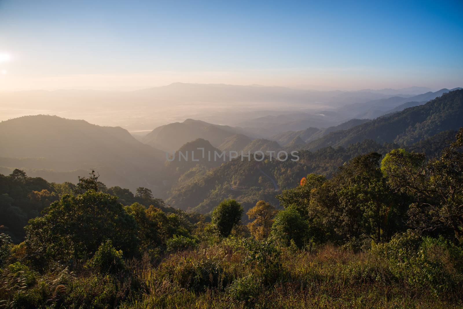 view point , doi angkhang , chiangmai , thailand by jakgree