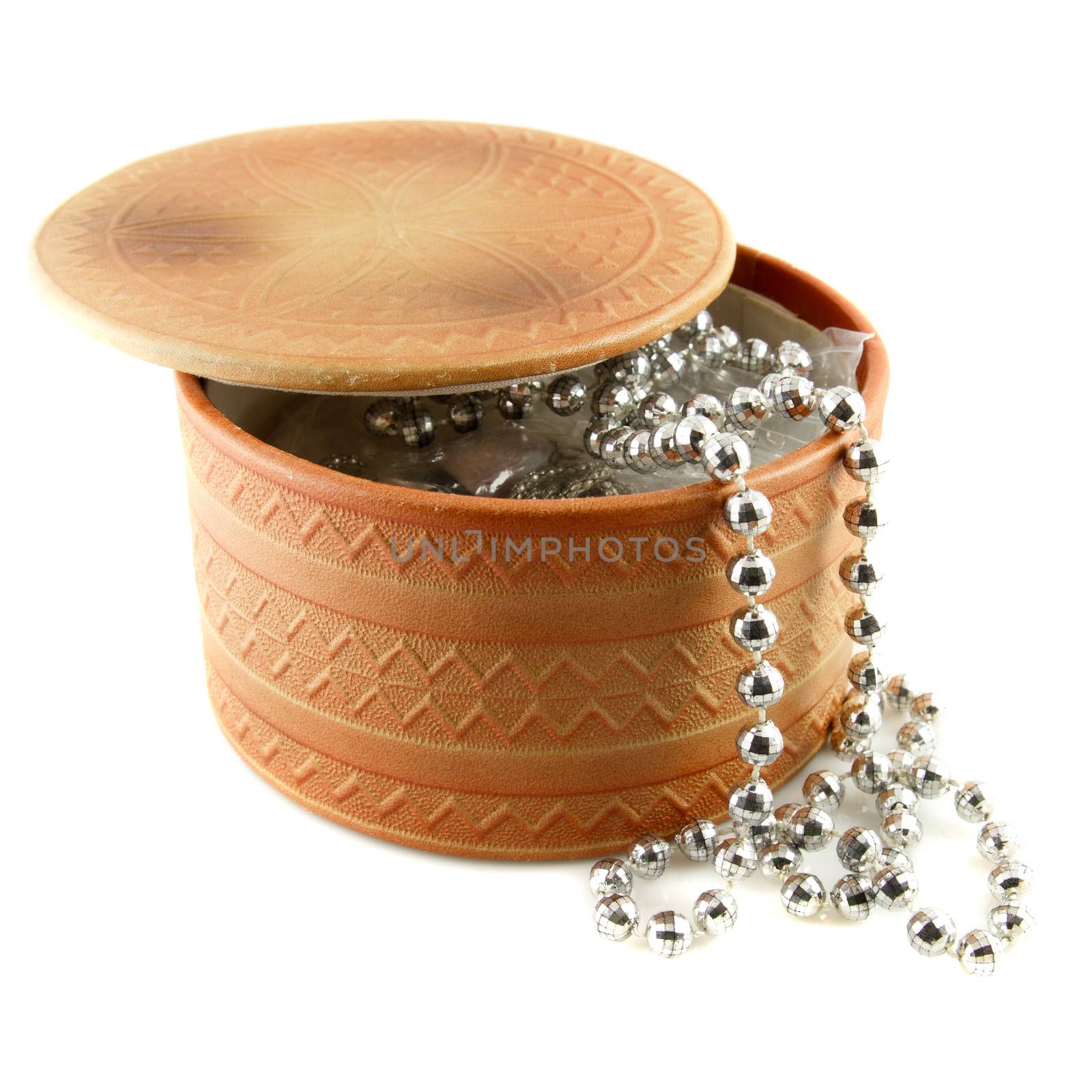 Leather box with jewelry by AigarsR