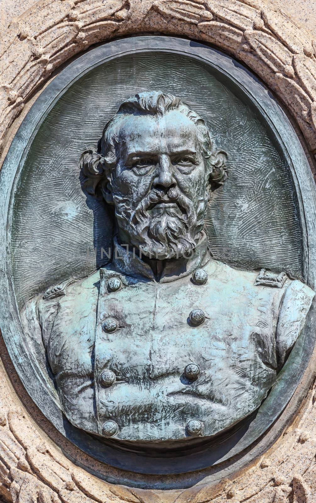 Grand Army of the Republic Memorial (Stephenson), Civil War memorial, Pennsylvania Avenue, Washington DC.  Dedicated on July 3, 1909; artist was J. Massey Rhind.  Grand Army Republic was Civil War Veterans Group of navy sailers and army soldiers.