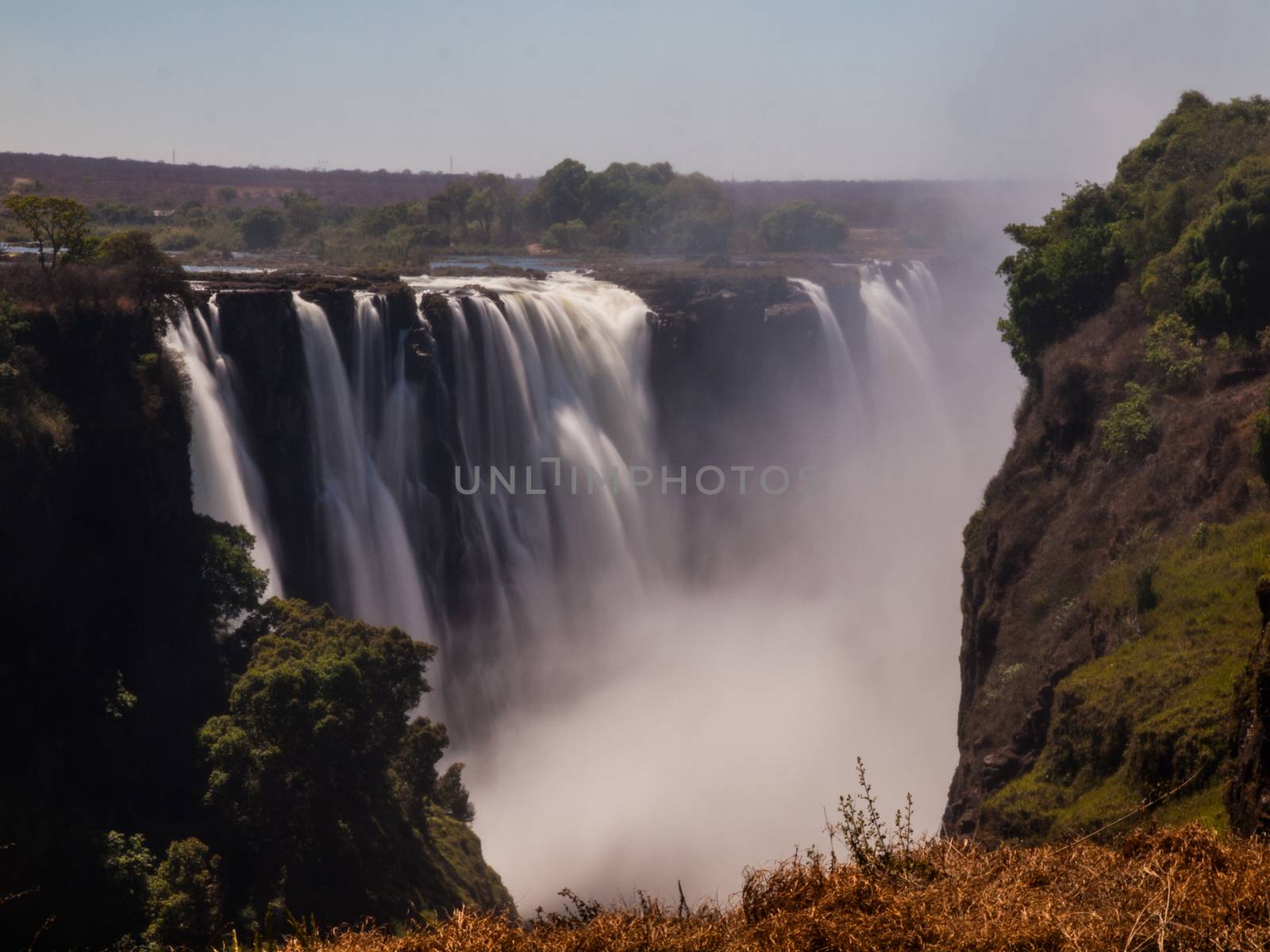 Main Cataract of Victoria Falls (from Zimbabwean side)