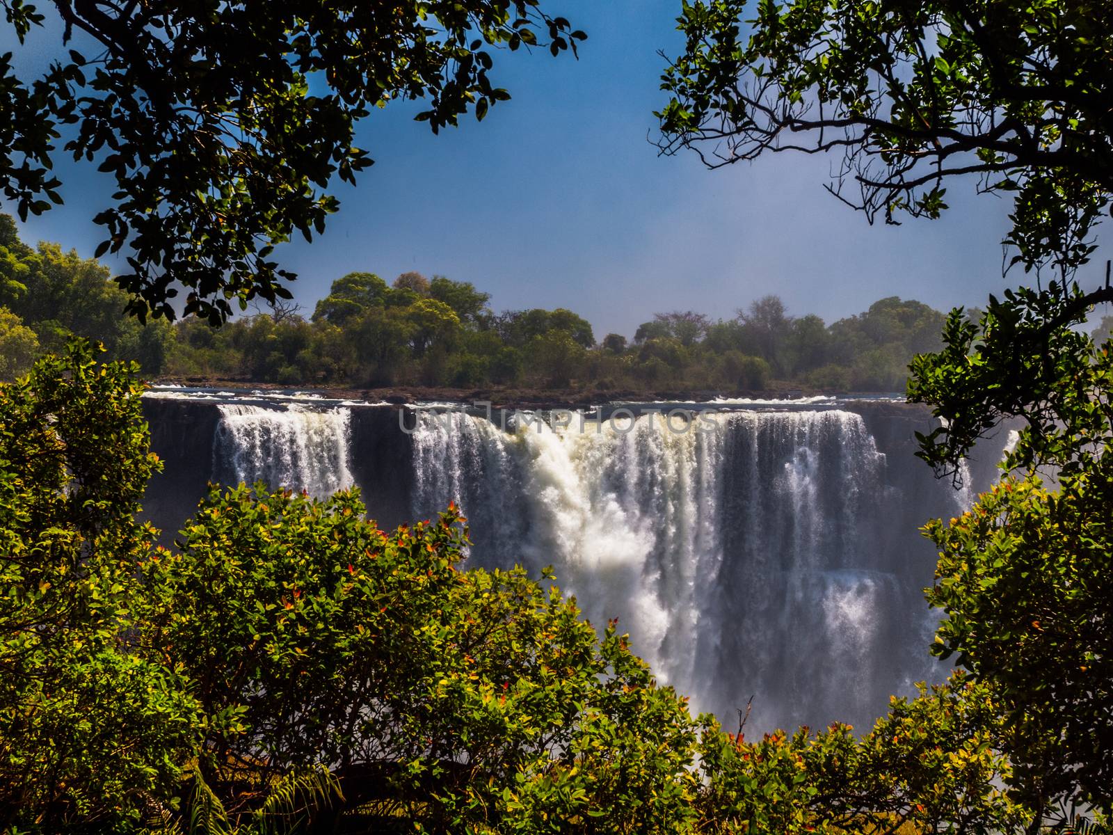Tropical view of Victoria Falls (Zimbabwe) Tropical view of Victoria Falls (Zimbabwe)