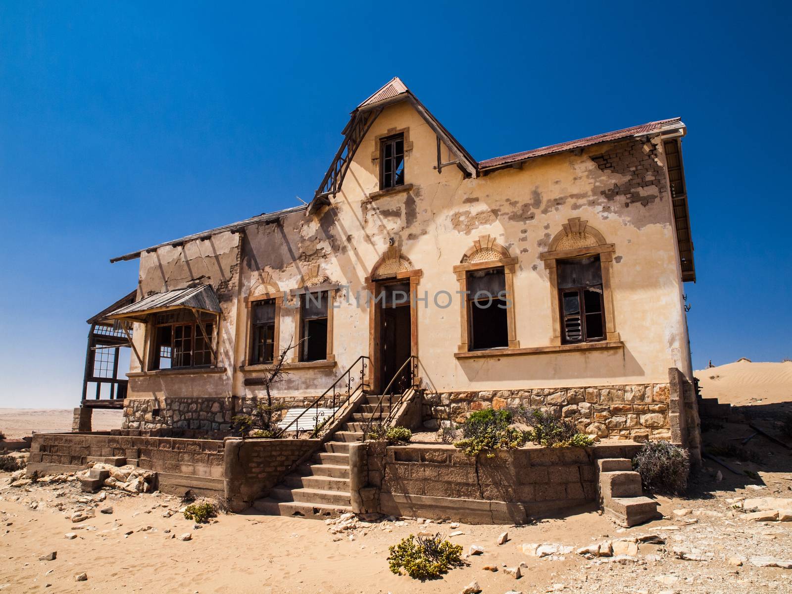 Quartermaster's house in Kolmanskop ghost town (Namibia)