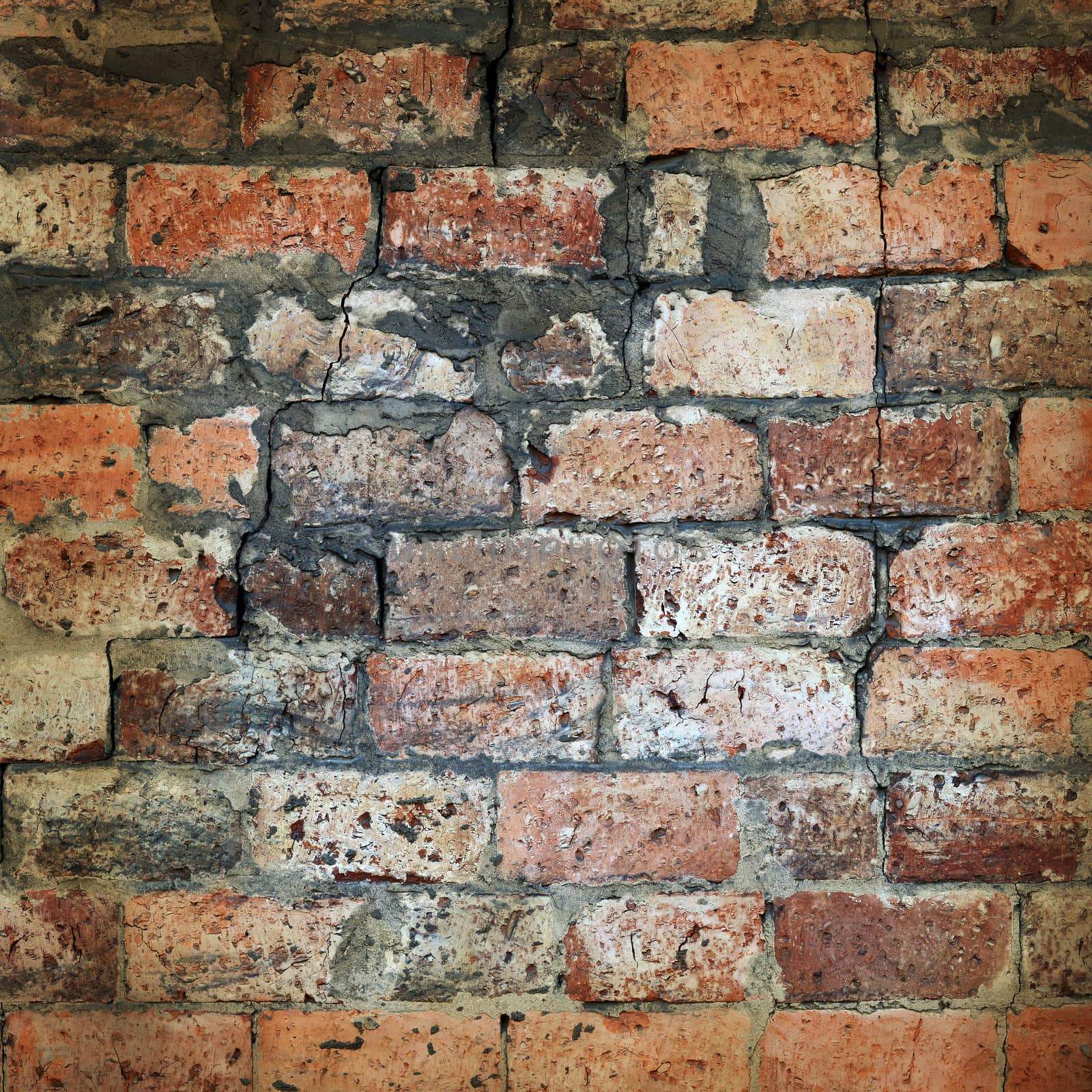 Old brick wall background or texture