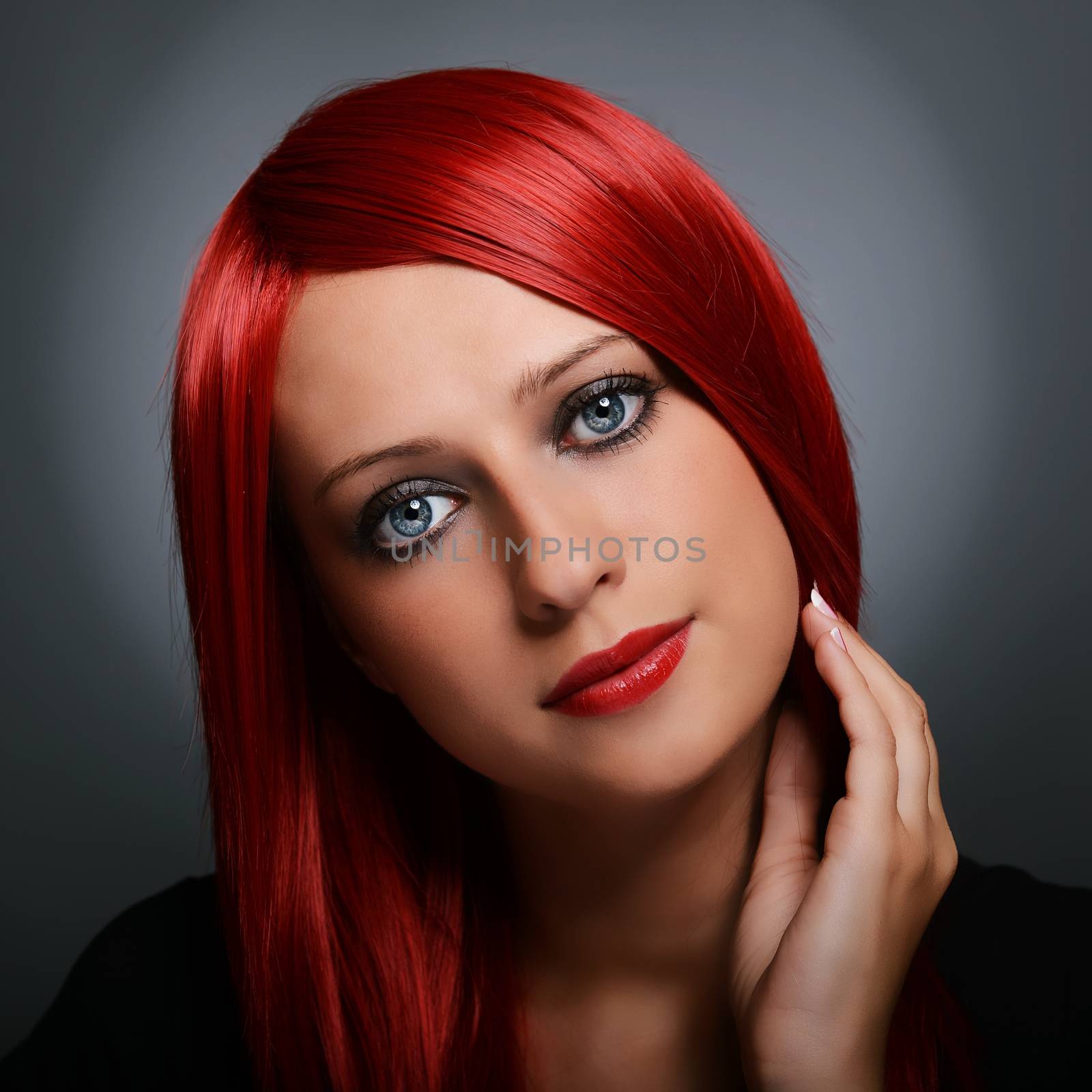 Red haired woman by kwasny221