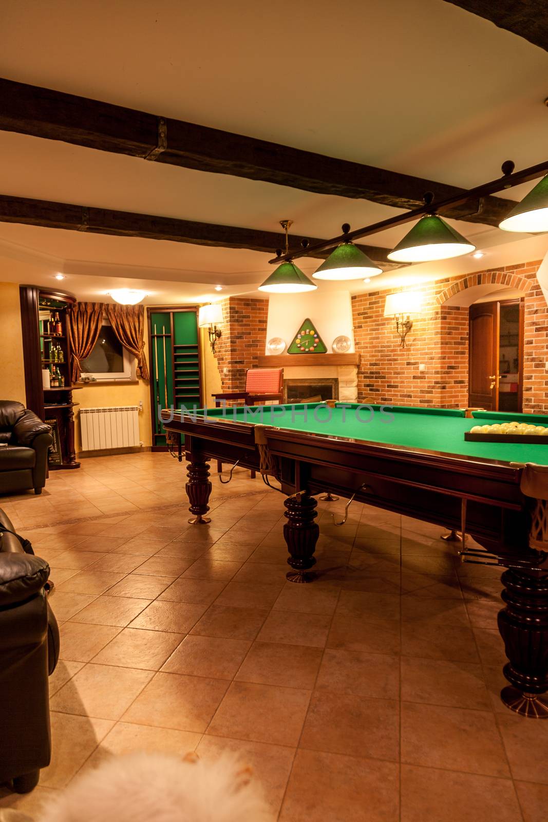 billiard club room by Kryzhov