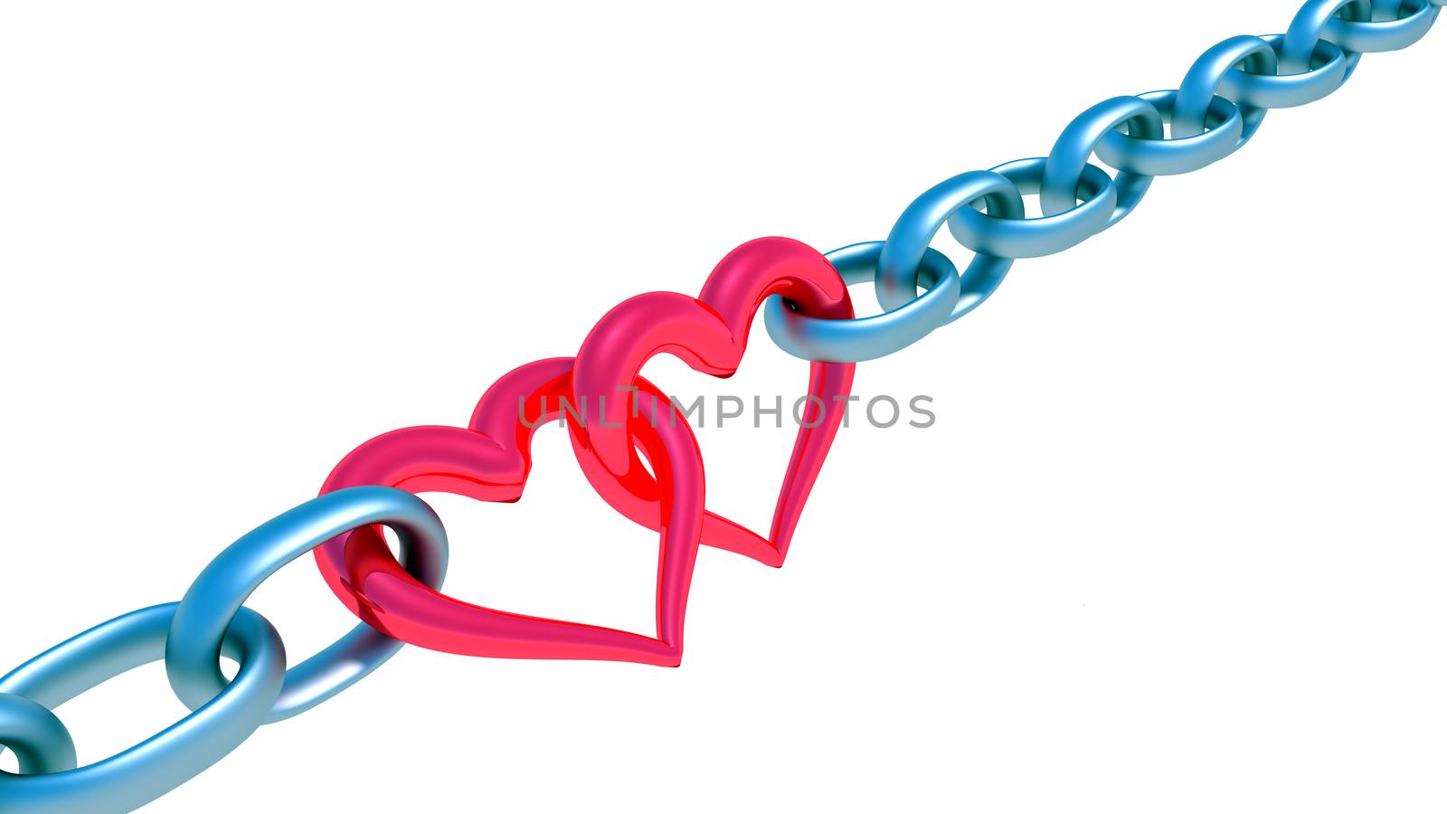 Chains with red heart by dengess