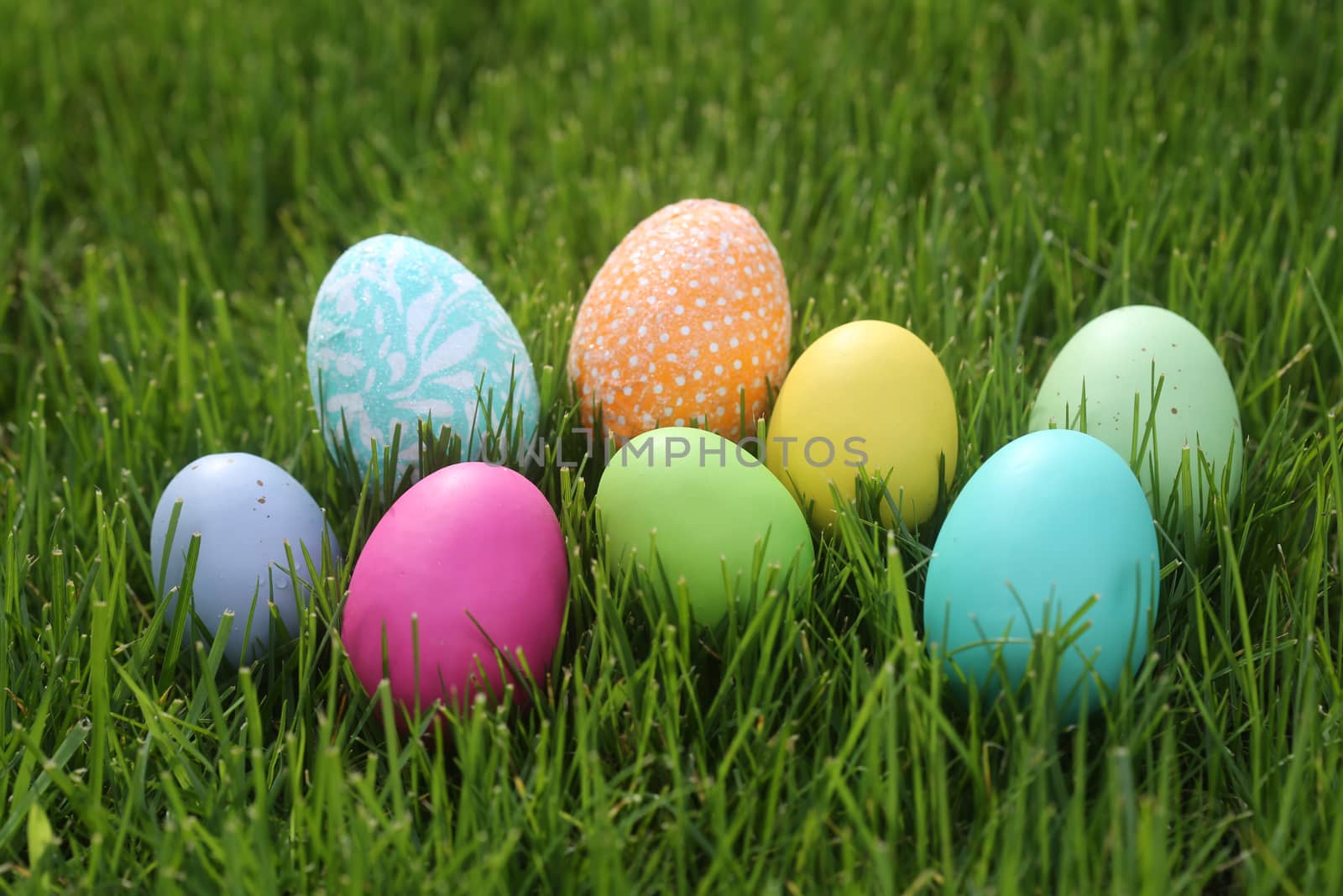 Colorful Easter Eggs Still Life With Natural Light by tobkatrina