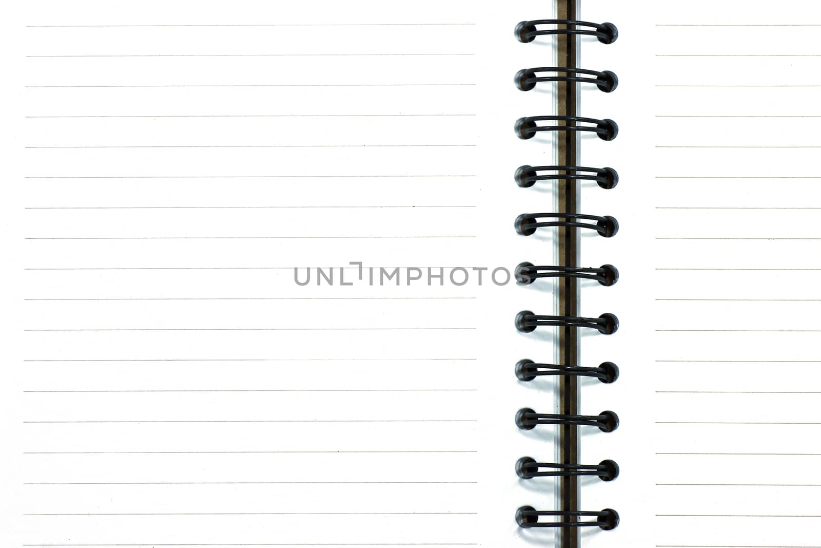 The Blank of notebook
