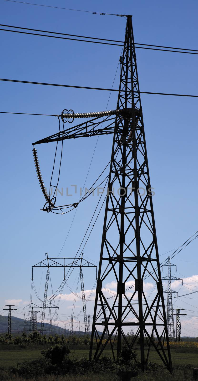 power lines electricity by vilevi