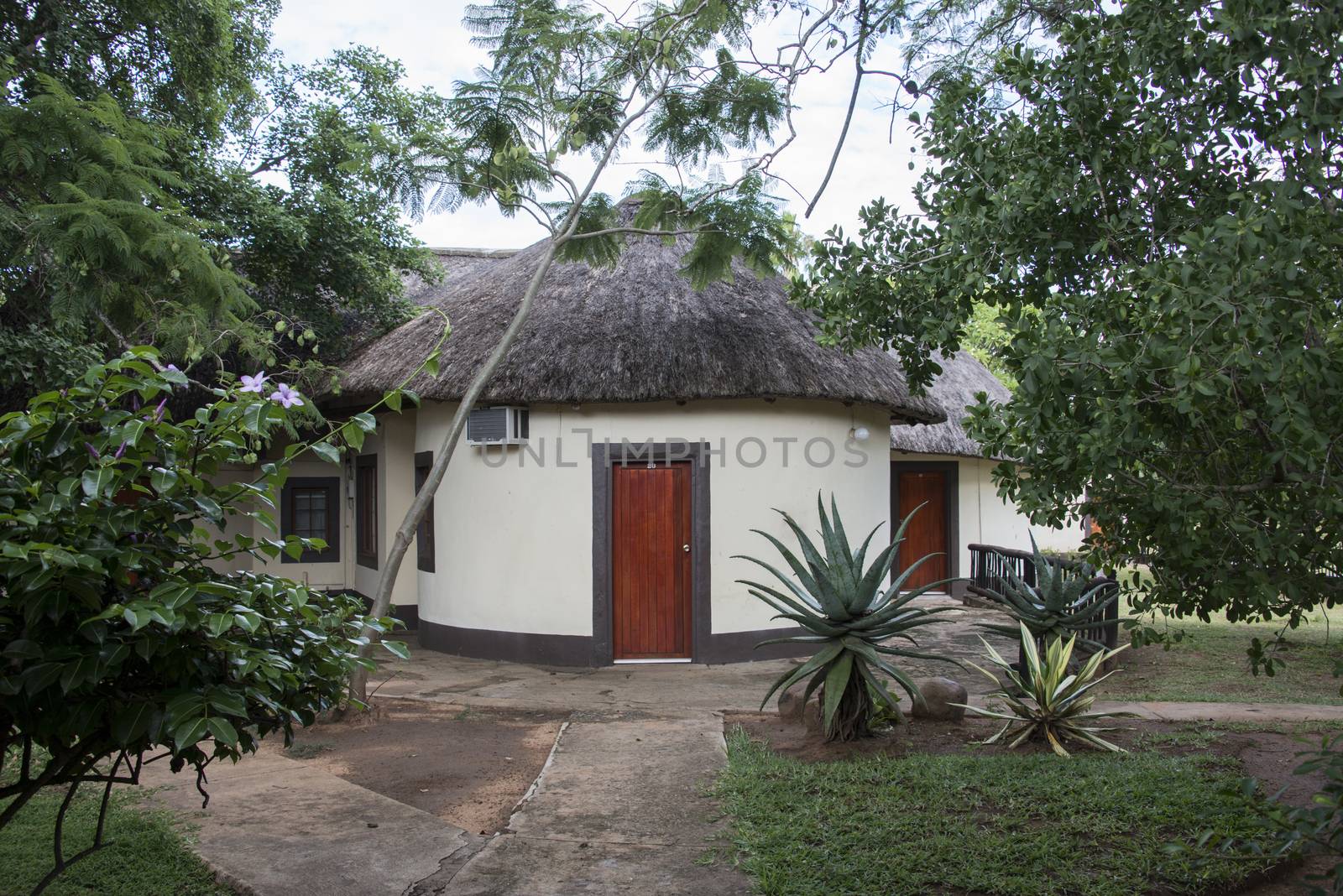 african rondavel as holiday home in a lodge south africa