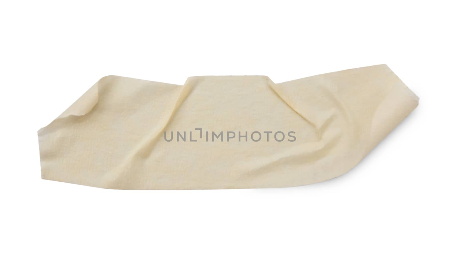 close up of an adhesive tape on white background