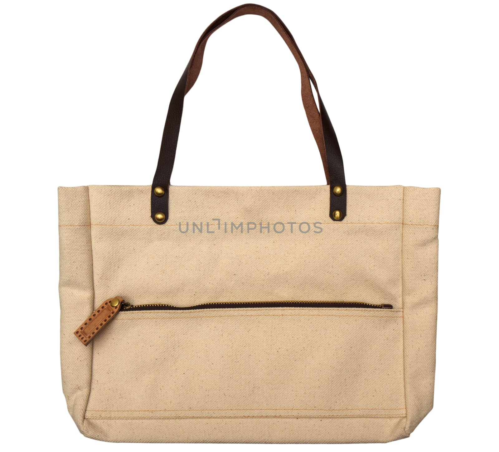 White cotton bag 