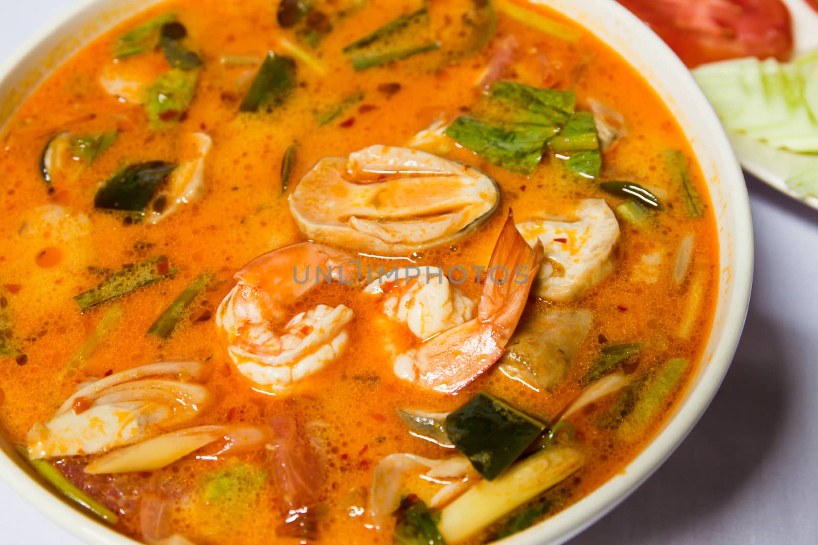 Thai popular food menu