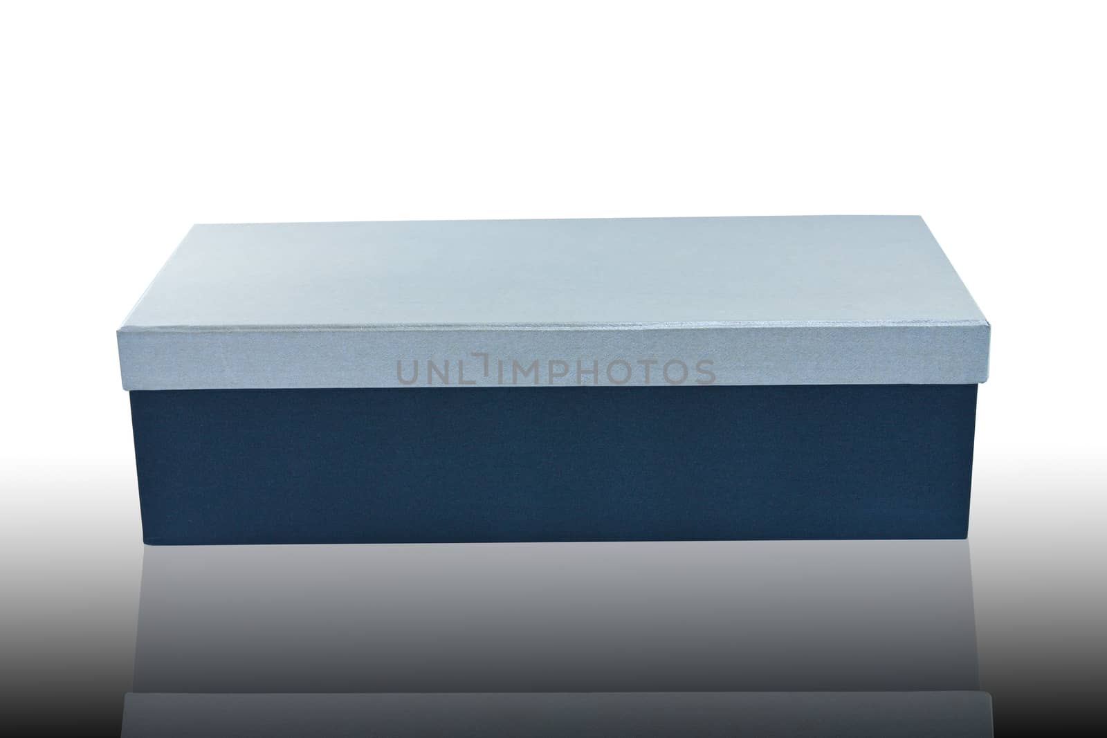cardboard box on white background