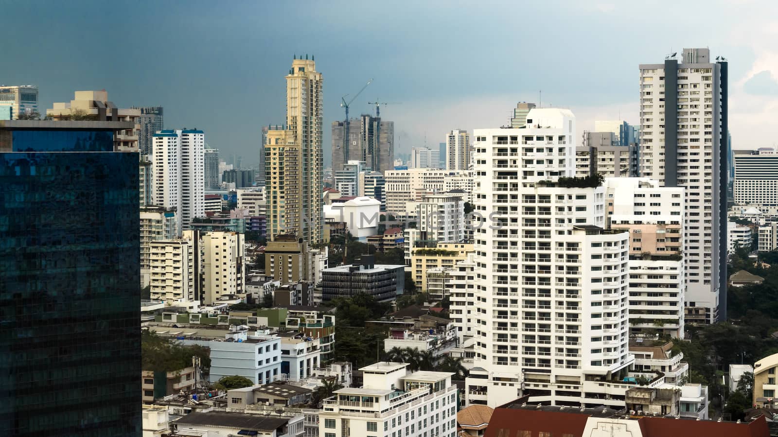 Bangkok cityscape by jakgree