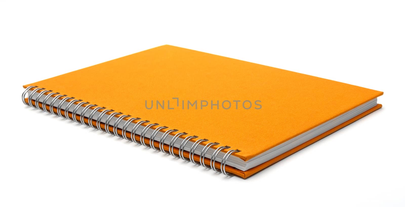 cover of notebook isolated on white background