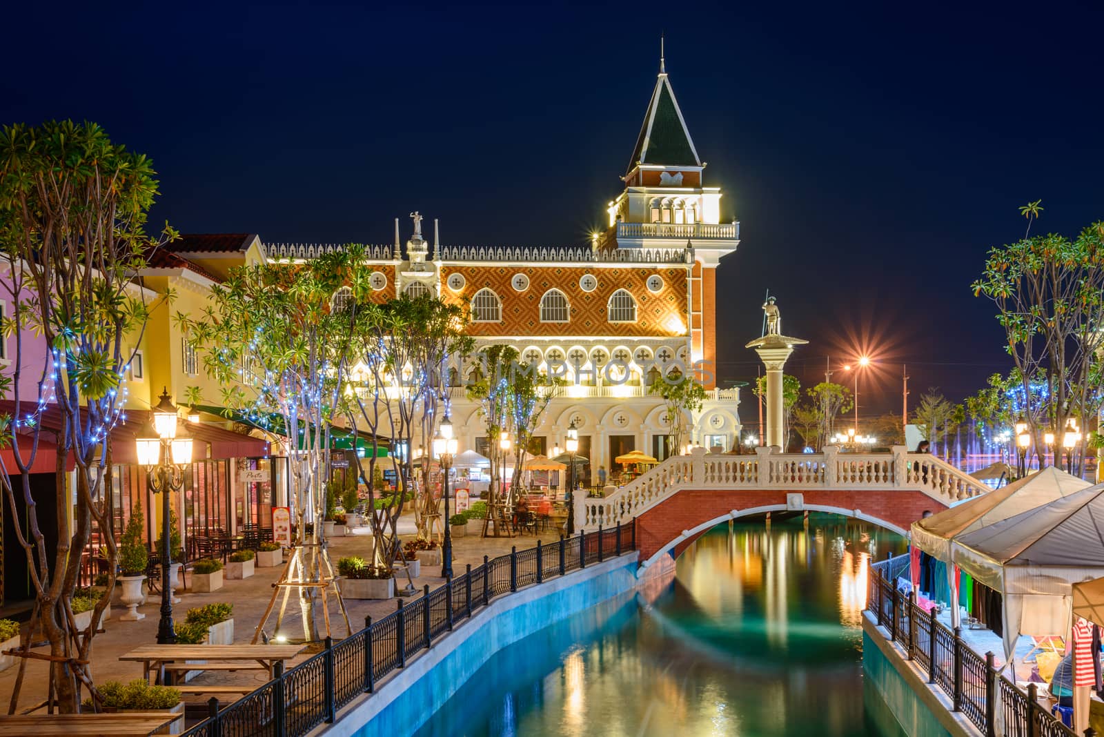 Blue Hour at The Venezia Hua Hin,  by jakgree