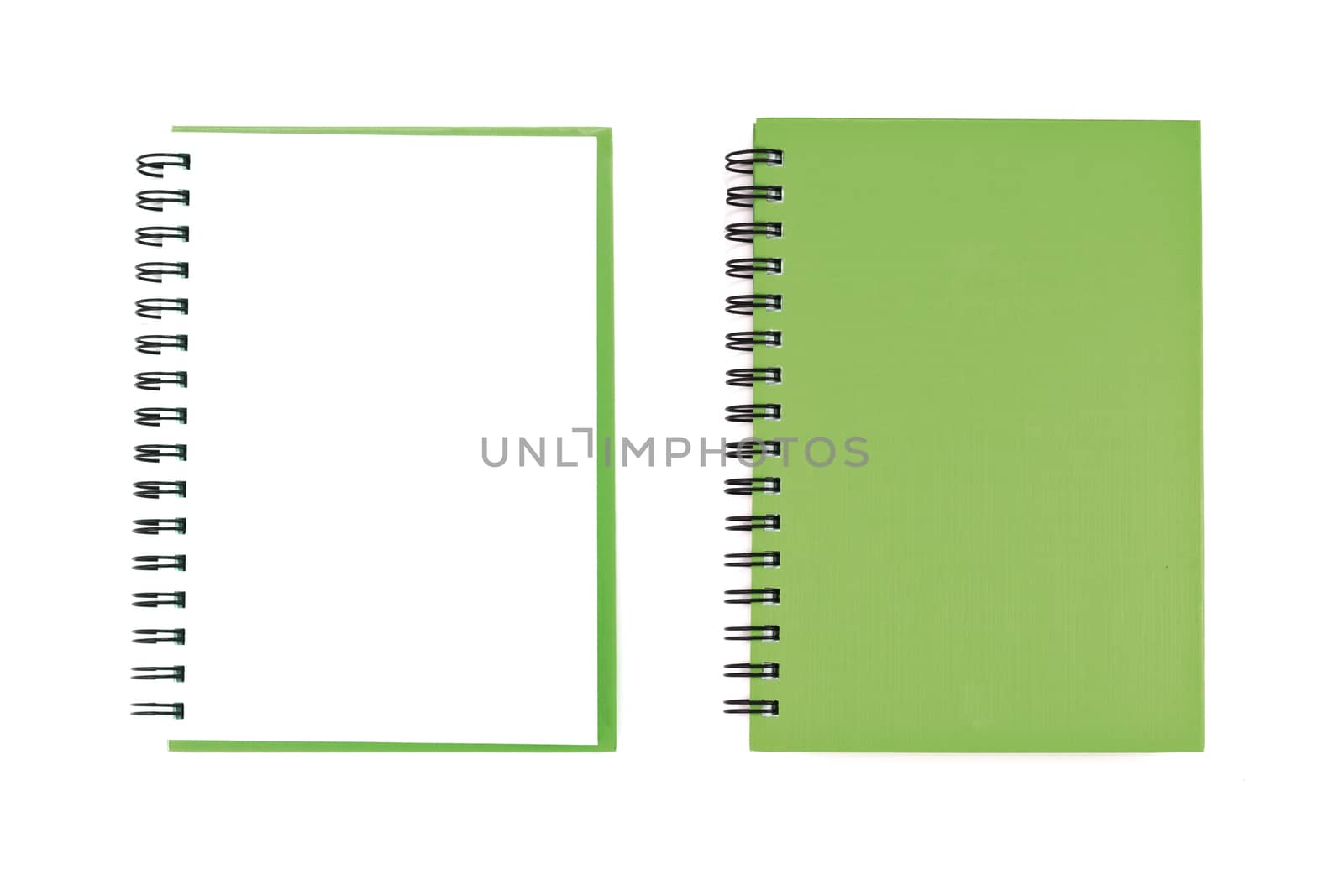 Blank NoteBook open two face