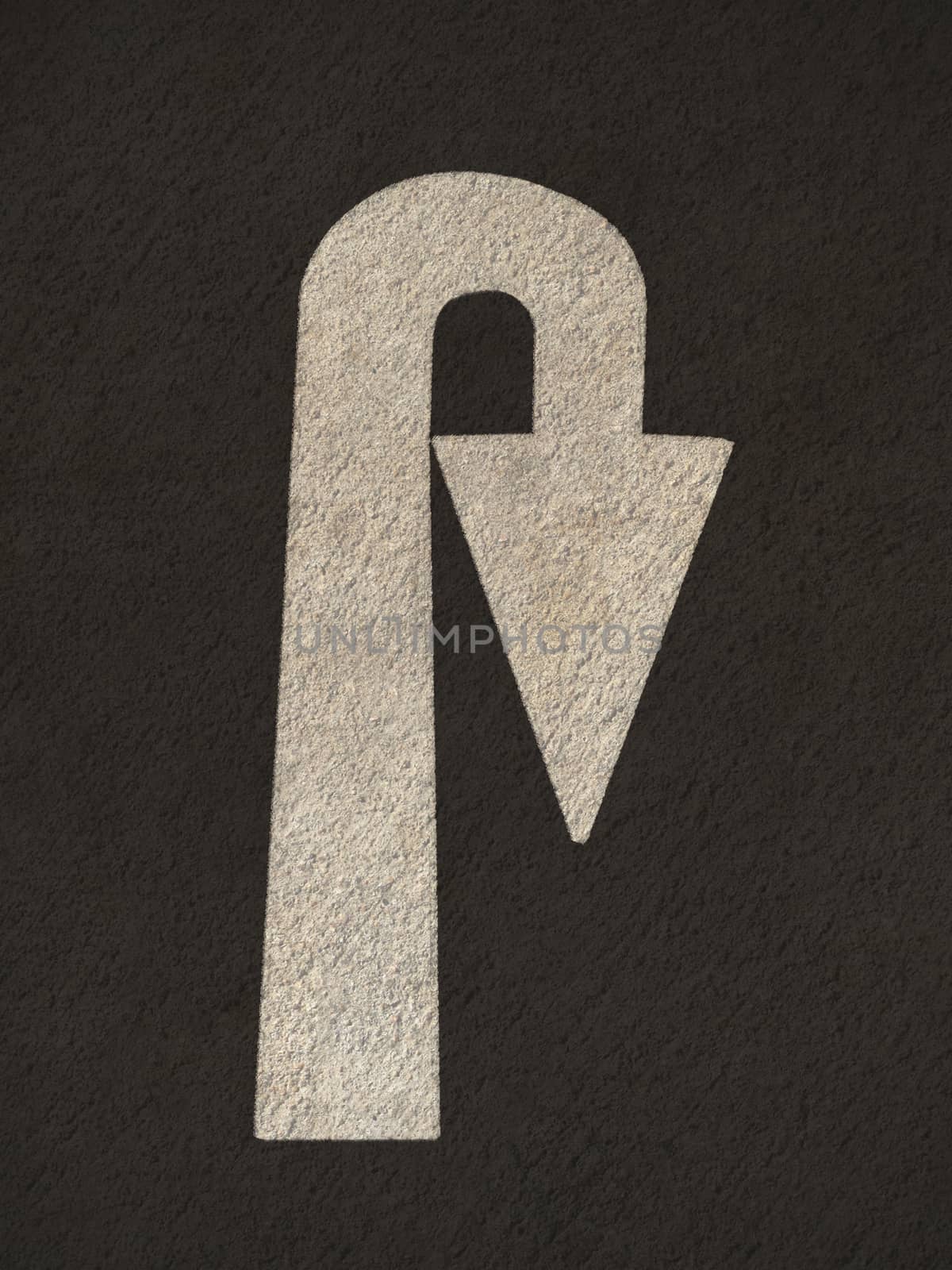 grunge arrow signs road