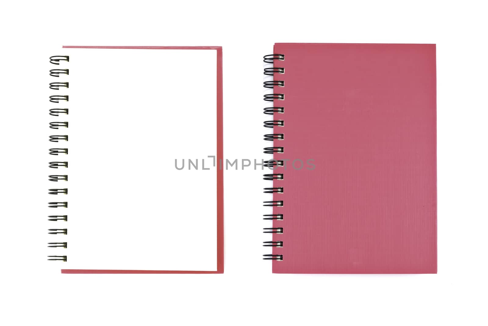 Blank NoteBook open two face