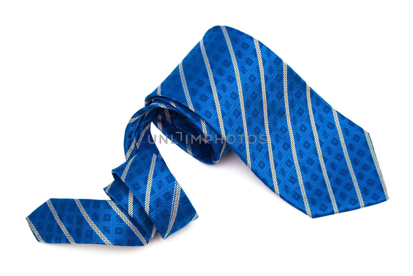 blue tie close up by terex
