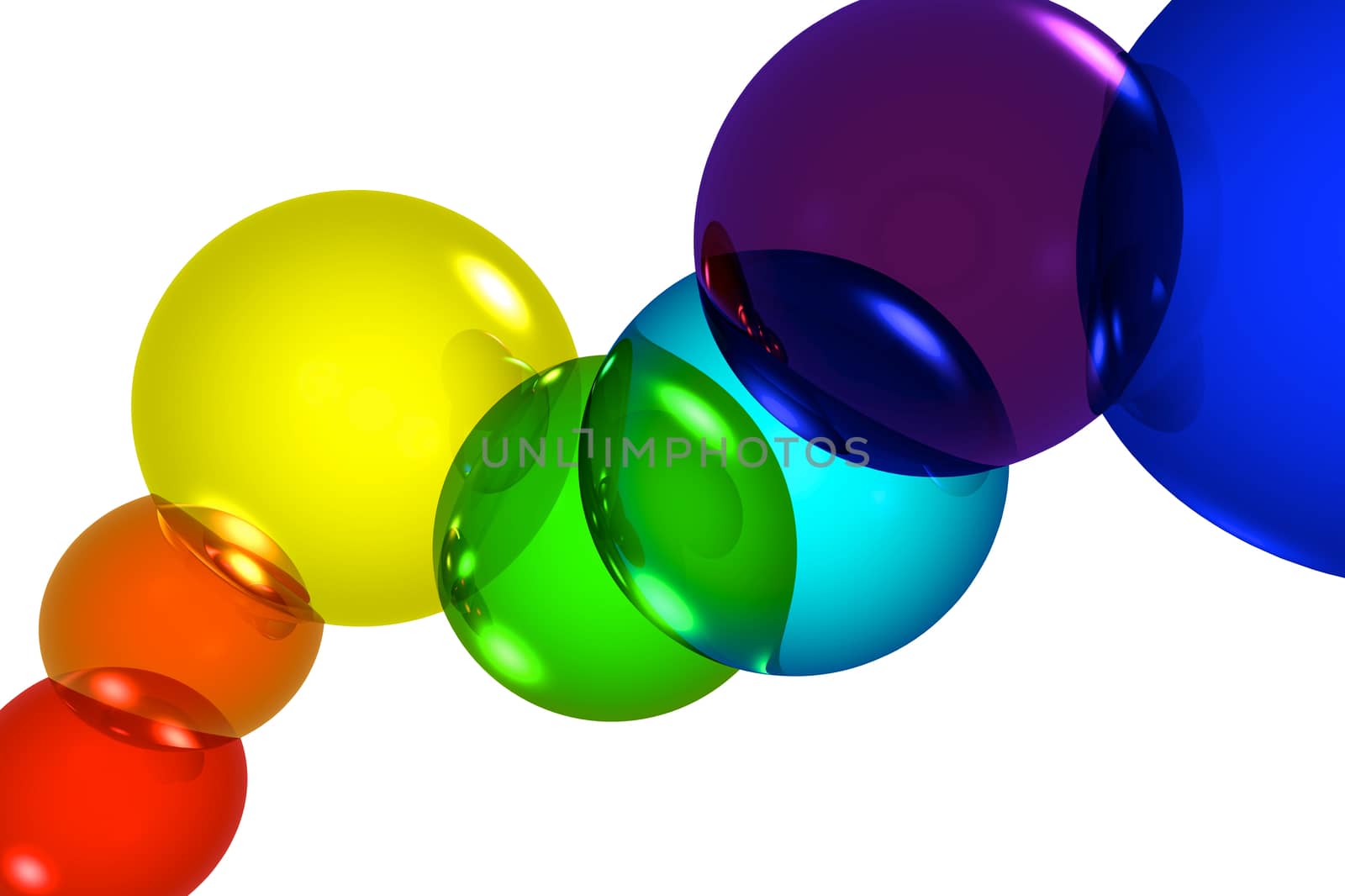Colored bubbles