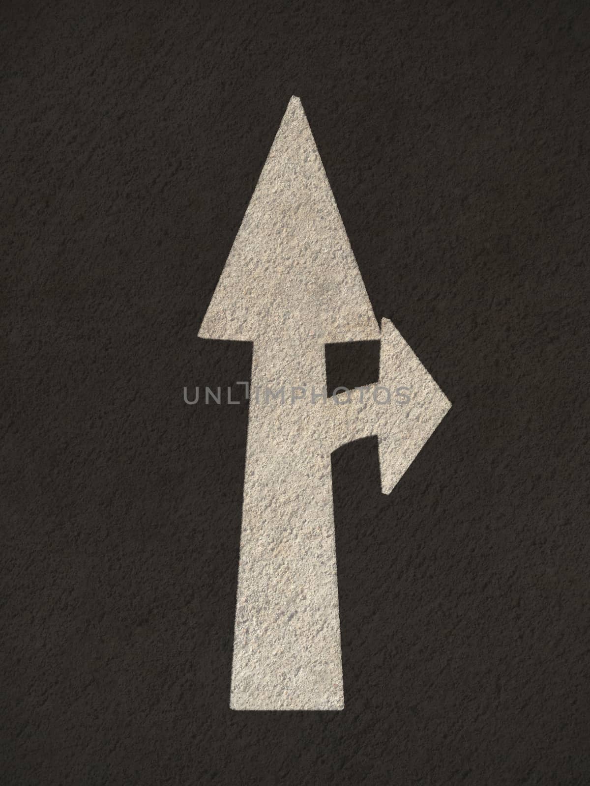 grunge arrow signs road