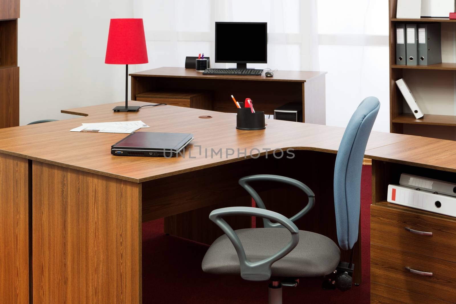 desk at modern office by terex