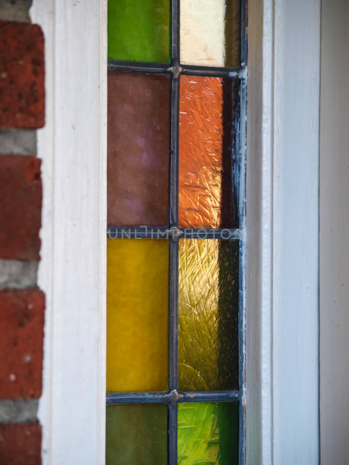 Colored glass window by Arvebettum