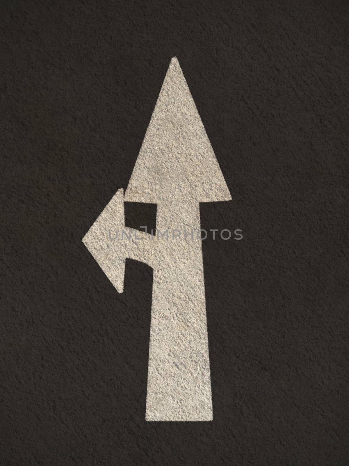 grunge arrow signs road