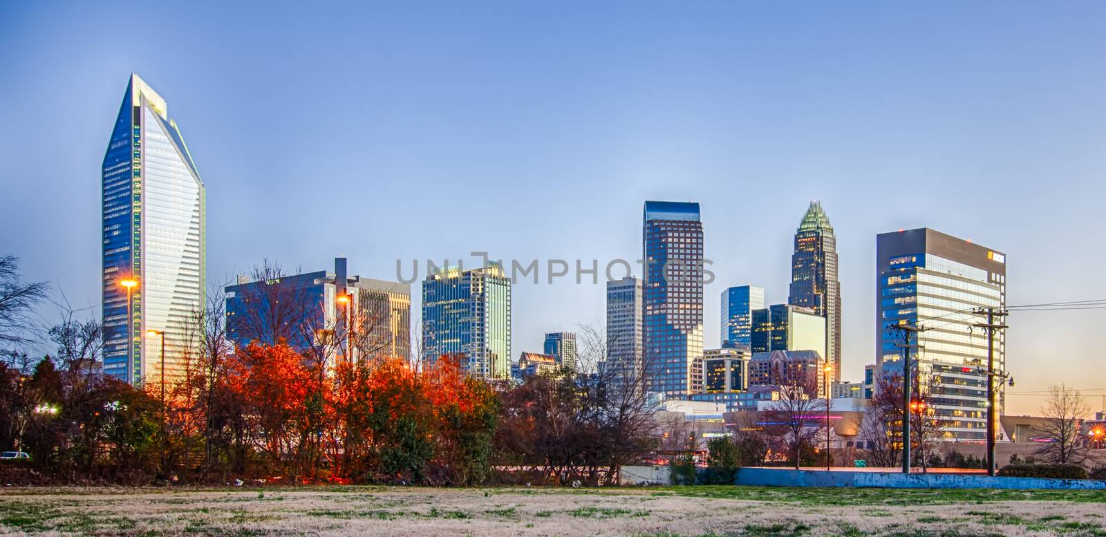 early morning in charlotte nc by digidreamgrafix