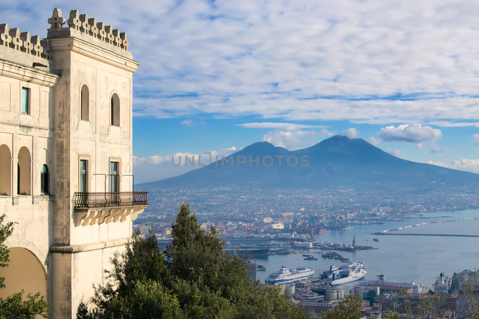 View of Naples from the hills by rosariomanzo