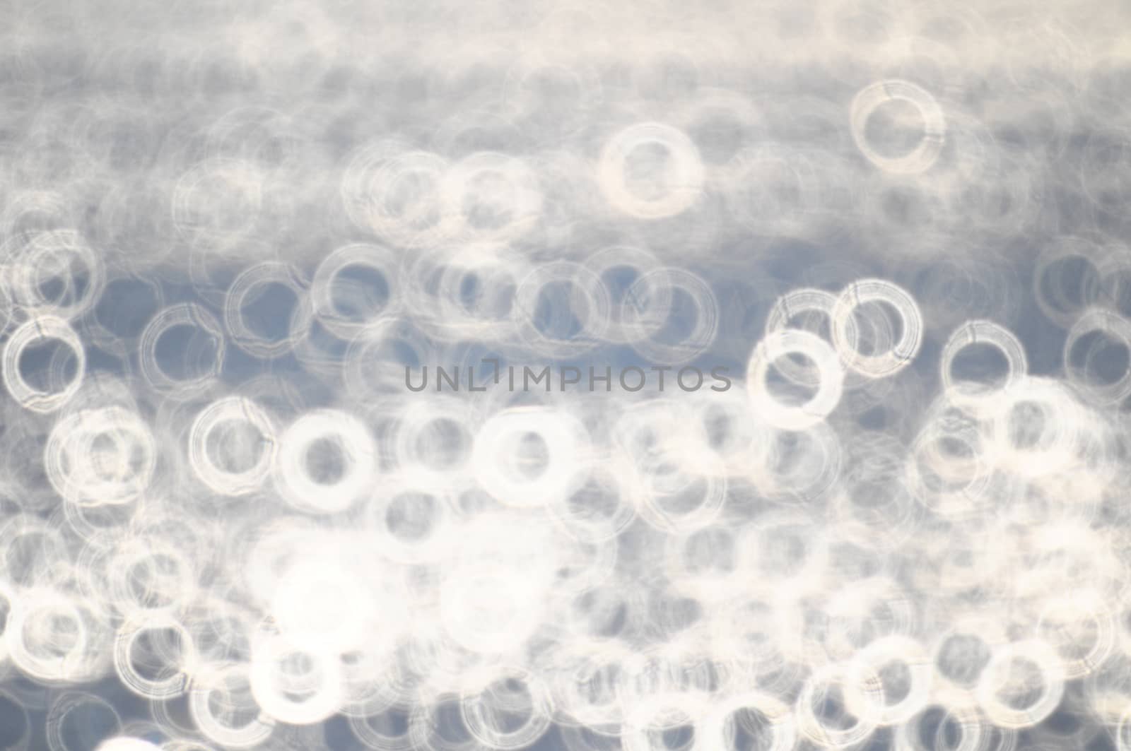 Textured White Backlight Circles on a Blue Background