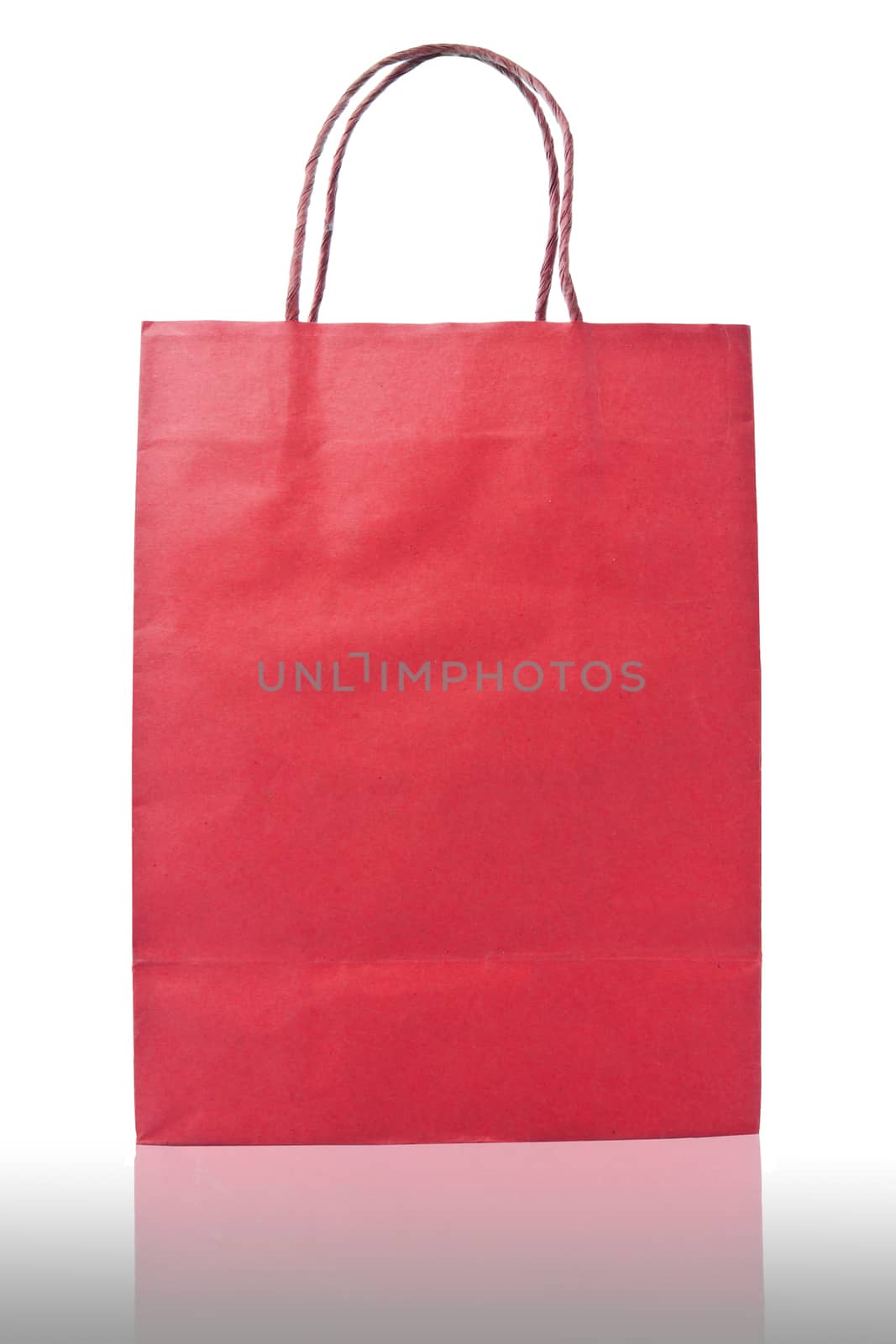 Bag for shopping isolated on white background