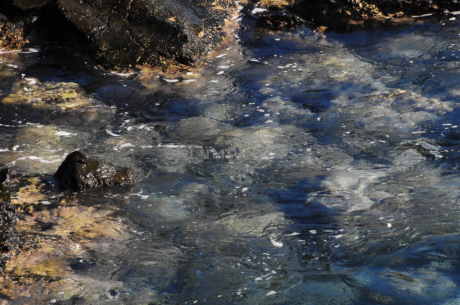Blue Water Waves Texture by underworld