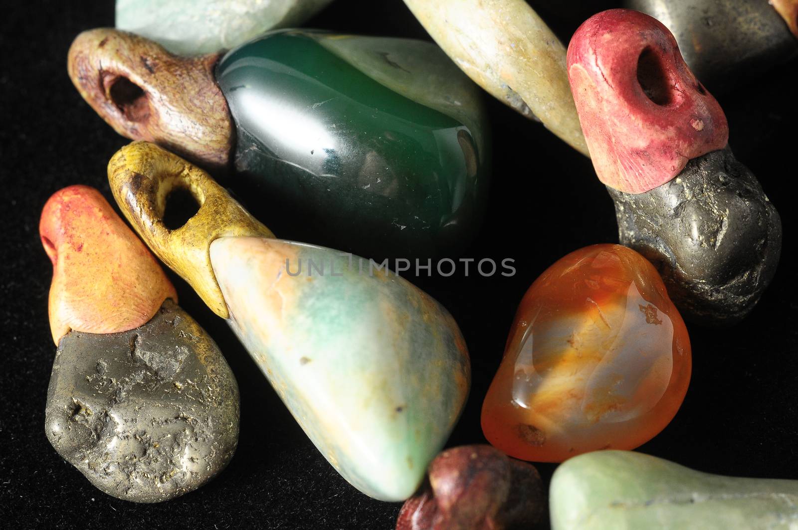 Colored Semi Precious Stones by underworld