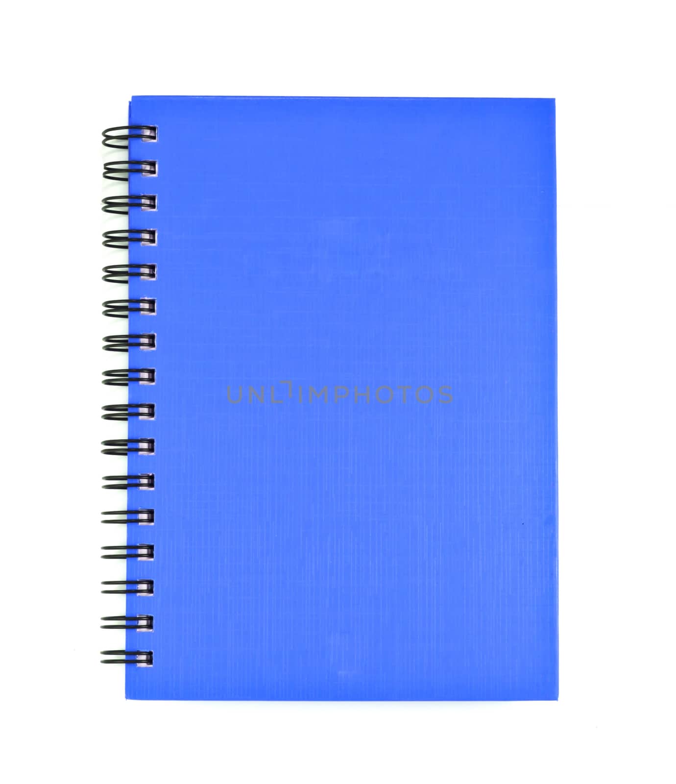isolated notebook on white.