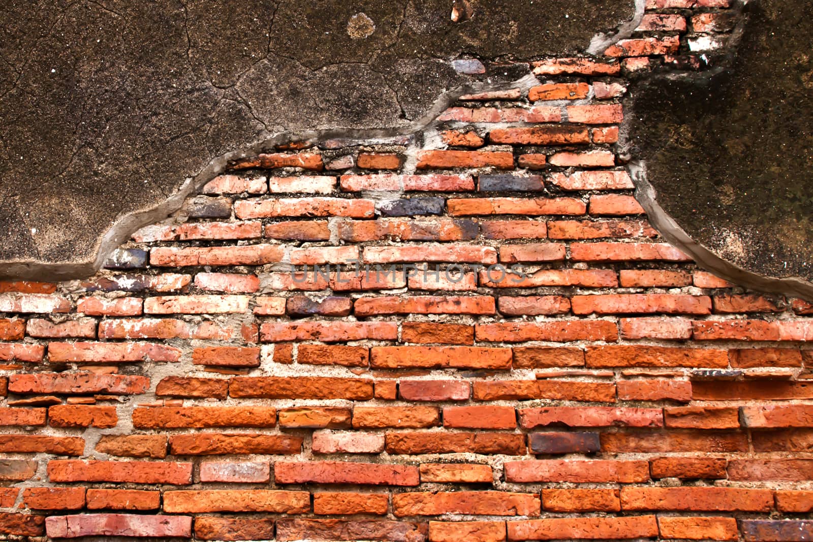 Red brick wall texture